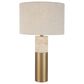 Uttermost Gravitas Table Lamp in Brushed Brass and Ivory, , large