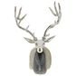 Maple and Jade 23" x 17" Eclectic Deer Wall Decor in Silver, , large