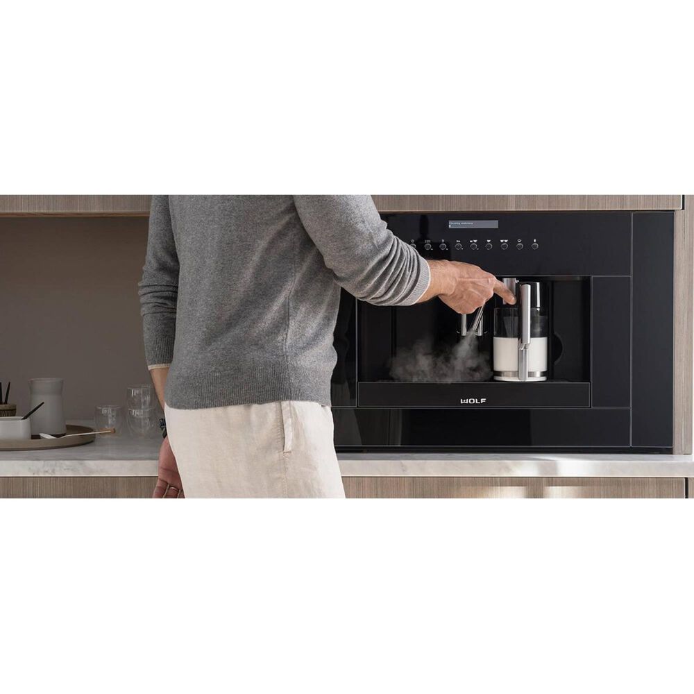Wolf 24" BuiltIn Coffee System in Black Nebraska Furniture Mart