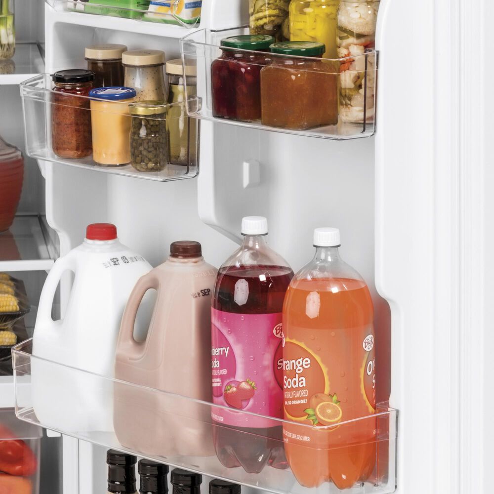 GE Appliances 21.9 Cu. Ft. Top-Freezer Refrigerator with High Gloss Handle in Slate, , large