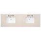 James Martin Vanities Brookfield 72" Double Bathroom Vanity in Country Oak with 3 cm Eternal Marfil Quartz Top and Rectangle Sink, , large