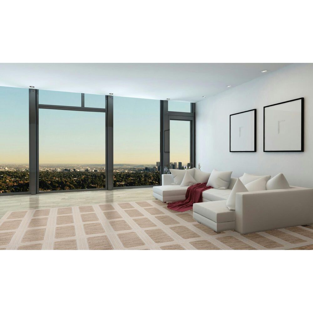 Jaipur Composure Deverell Beige and Tan 2'8" x 8' Runner, , large