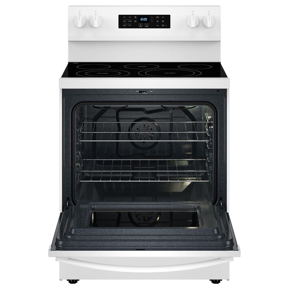 Whirlpool 5.3 Cu. Ft. Energy Star Electric Range with Air Cooking Technology in White, , large