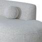 Blue River Oakland Stationary 3-Seater Sofa in Ivory Velvet, , large