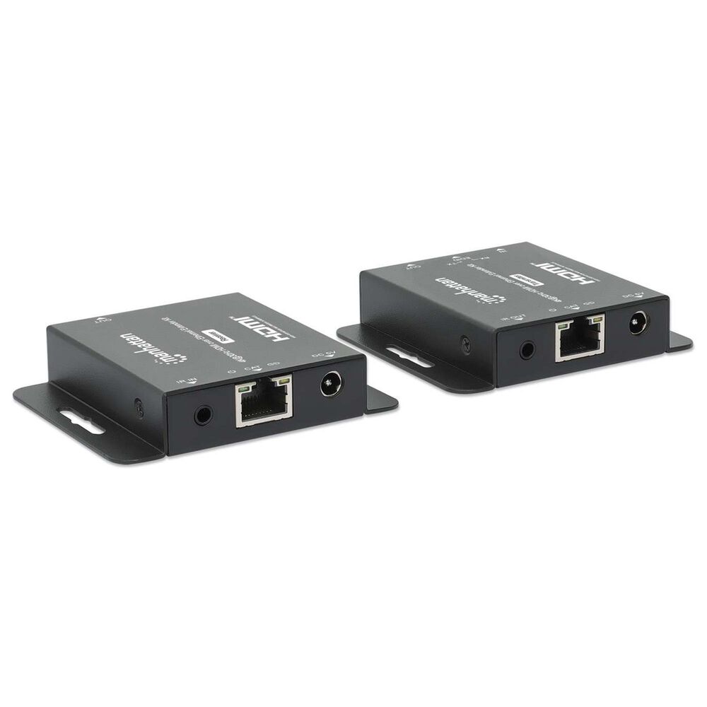 Manhattan 4K 30Hz HDMI over Ethernet Extender Kit in Black, , large
