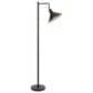 Cal Lighting Campana Downbridge Floor Lamp in Black, , large