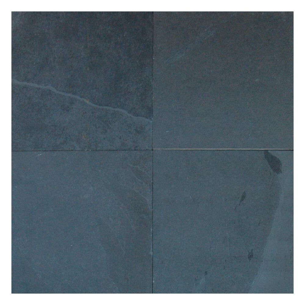 MS International Montauk Black 16" x 16" Gauged Natural Stone Tile, , large
