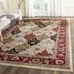 Safavieh Lyndhurst LNH320 9" x 12" Multicolor and Red Area Rug, , large