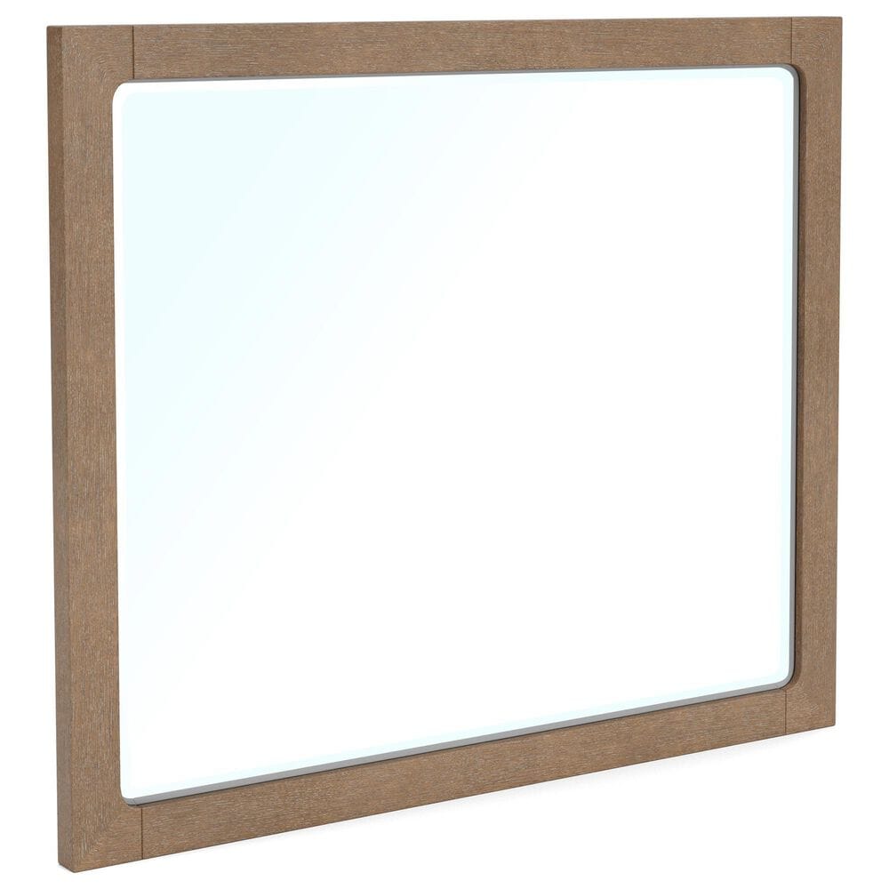 Riverside Furniture Jaxon Dresser Mirror in Casual Mink, , large