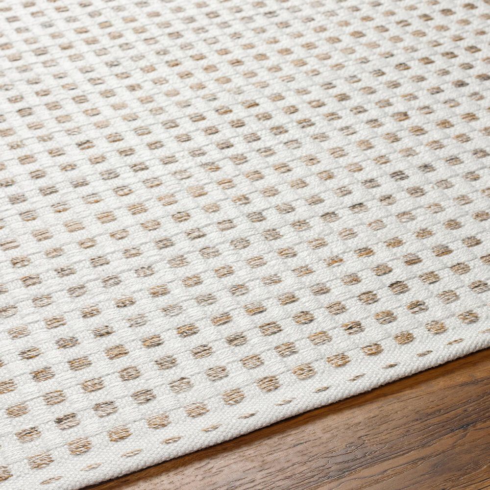 Surya Ariel White, Medium Gray and Taupe 10&#39; x 14&#39; Area Rug, , large