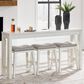 Ashley Robbinsdale 4-Piece Counter Height Dining Set in Antique White, , large