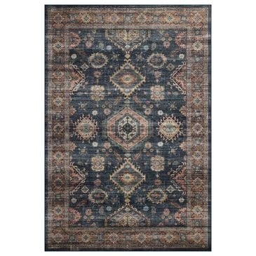 Loloi Anniston Denim and Sunset 7"6" x 9"6" Area Rug, , large