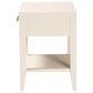 Baxton Studio Primrose 1-Drawer Nightstand in Ivory, , large