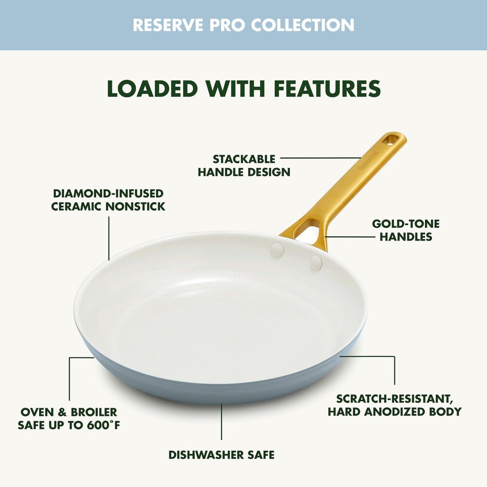 Green Pan Reserve Pro 10-Piece Cookware Set in Glacier, , large