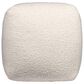 L.R. Home Boucle Ottoman in Ivory, , large