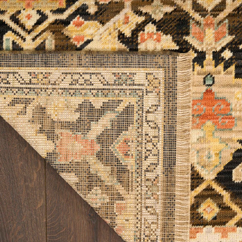 Nourison Antique Bloom Mocha and Multicolor 8' x 10' Area Rug, , large