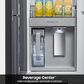 Samsung 23.5 Cu. Ft. Bespoke Counter Depth 4-Door French Door Refrigerator with AI Hybrid Cooling & Beverage Center in Stainless Steel, , large
