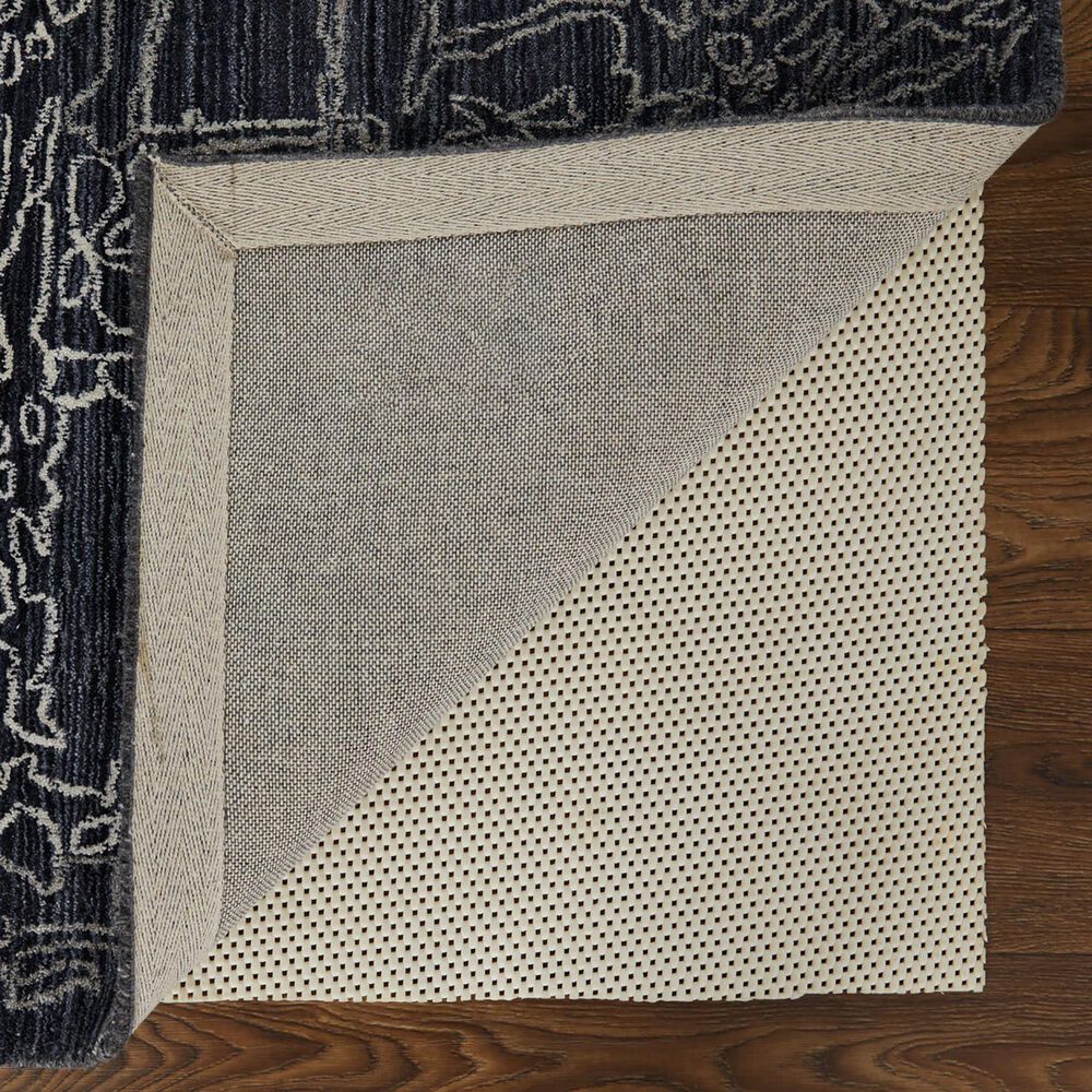 Feizy Whitton 4&#39; x 6&#39; Navy and Ivory Area Rug, , large