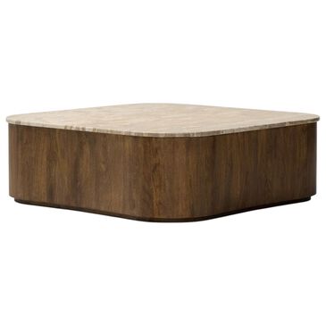 Amber Lewis x Four Hands Prescott Coffee Table in Fossil Marble, , large