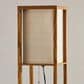 Adesso Wright Shelf Floor Lamp in Natural, , large