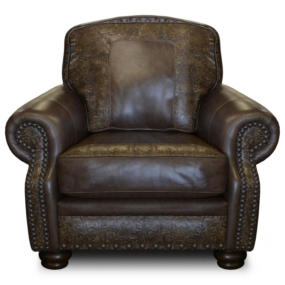 Vintage Leather Leather Chair in Jupiter Truffle, , large