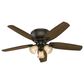 Hunter Builder Low Profile 52" Ceiling Fan with Lights in New Bronze, , large