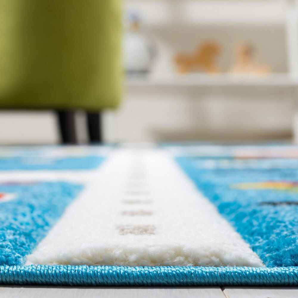 Safavieh Carousel 8&#39; x 10&#39; Blue and Beige Kid Rug, , large
