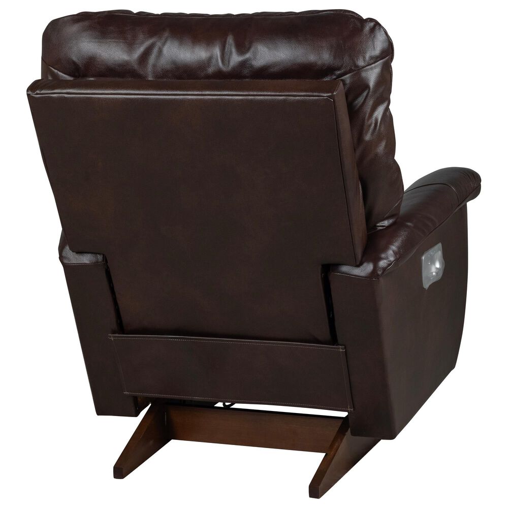 La-Z-Boy James Power Rocking Recliner with Swivel Base in Yellowstone Walnut, , large