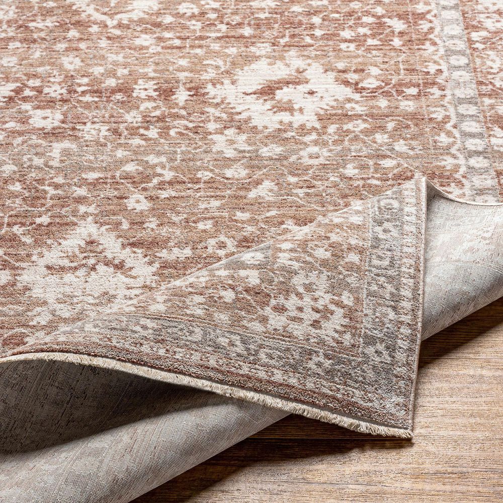 Surya Carlisle 2&#39;11&quot; x 10&#39; Dusty Pink, Ivory, Pale Blue, Sage, Olive and Medium Brown Runner, , large