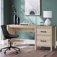 Ashley Battelle 60" Home Office Desk in Tan, , large
