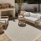 Amber Lewis x Loloi Malibu MAB-04 5"1" x 7"7" Ivory and Dove Indoor/Outdoor Area Rug, , large