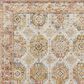 Surya Mona Lisa 7"10" Round Tan, Mustard, Brick Red, Sage, Olive, Dark Blue and Burgundy Area Rug, , large
