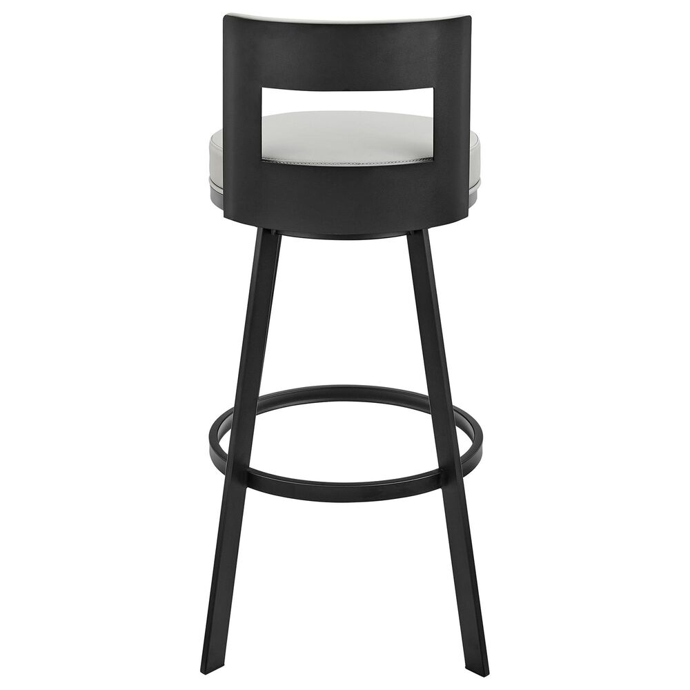 Blue River Flynn 26&quot; Swivel Counter Stool in Black, , large