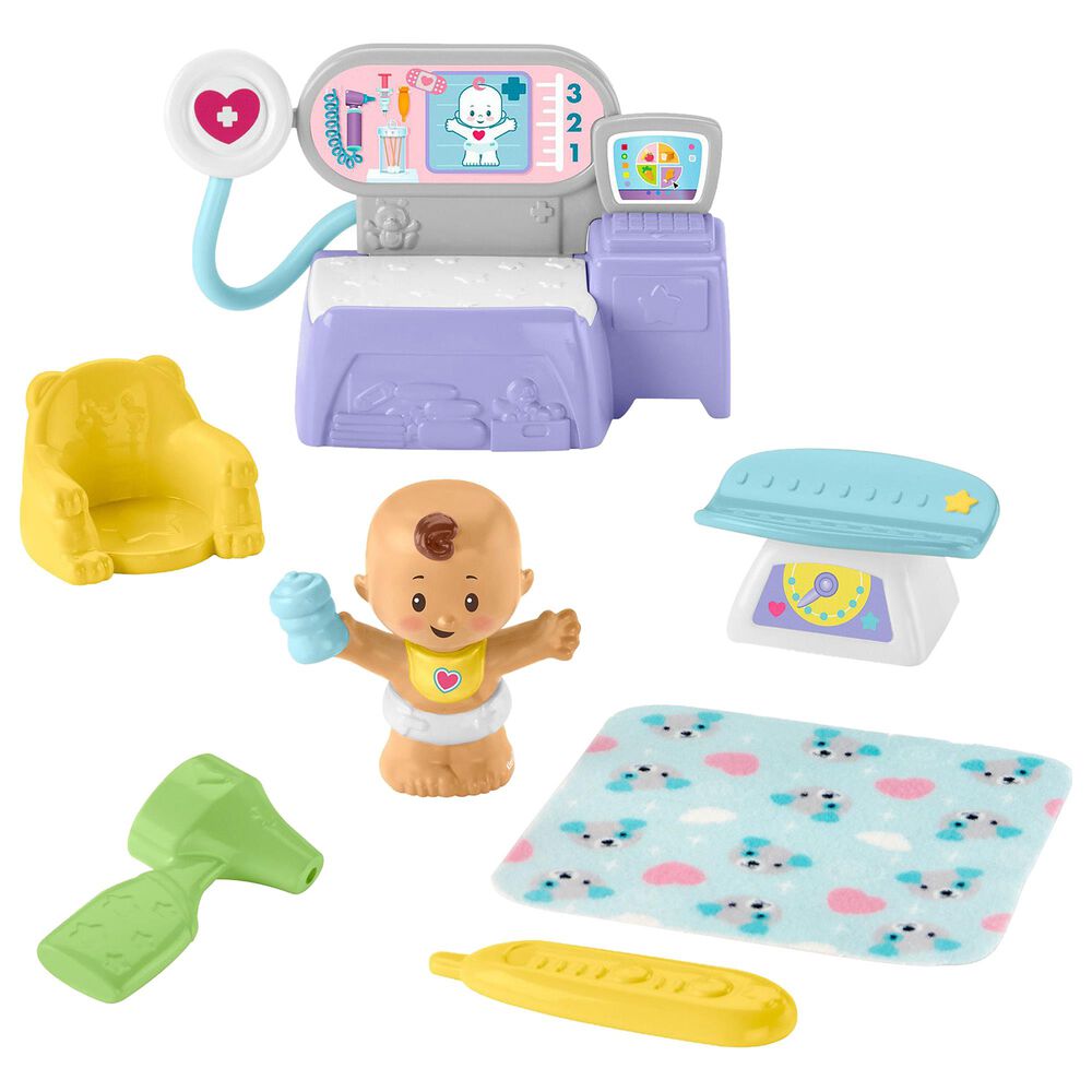 Fisher-Price Little People Babies Healthy Checkups Playset, , large