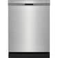 Frigidaire 3 Piece Kitchen Package with 25.6 Cu. Ft. Standard Depth Side-by-Side Refrigerator, 30" Freestanding Gas Range with Quick Boil Burner, 24" Built-In Dishwasher with MaxDry in Stainless Steel, , large