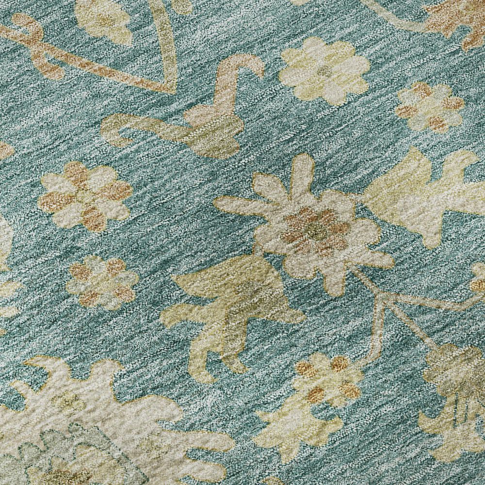 Dalyn Rug Company Hatay HY2 2&#39;3&quot; x 7&#39;6&quot; Teal Runner, , large