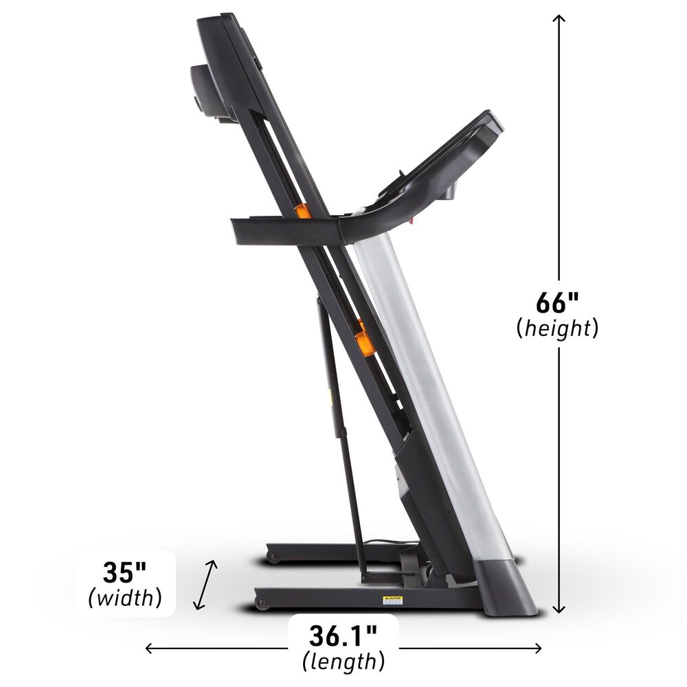 NordicTrack T6.5 S Foldable Treadmill in Black and Gray, , large
