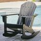 Ashley Sundown Treasure Outdoor Rocking Chair in Black, , large