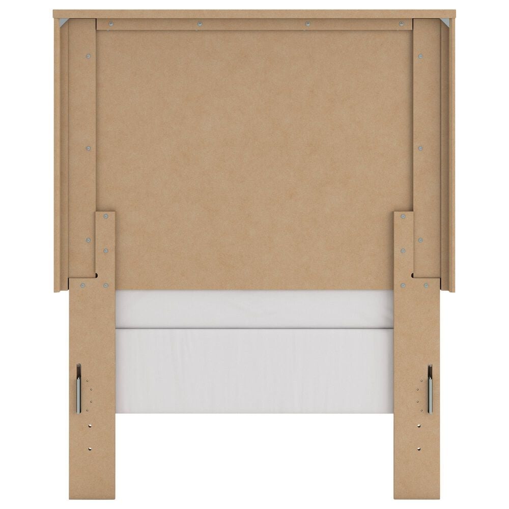 Ashley Gramburg Twin Panel Bed in Warm Brown, , large