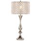 LumiSource Topaz Metal Table Lamp in Polished Nickel and Clear, , large