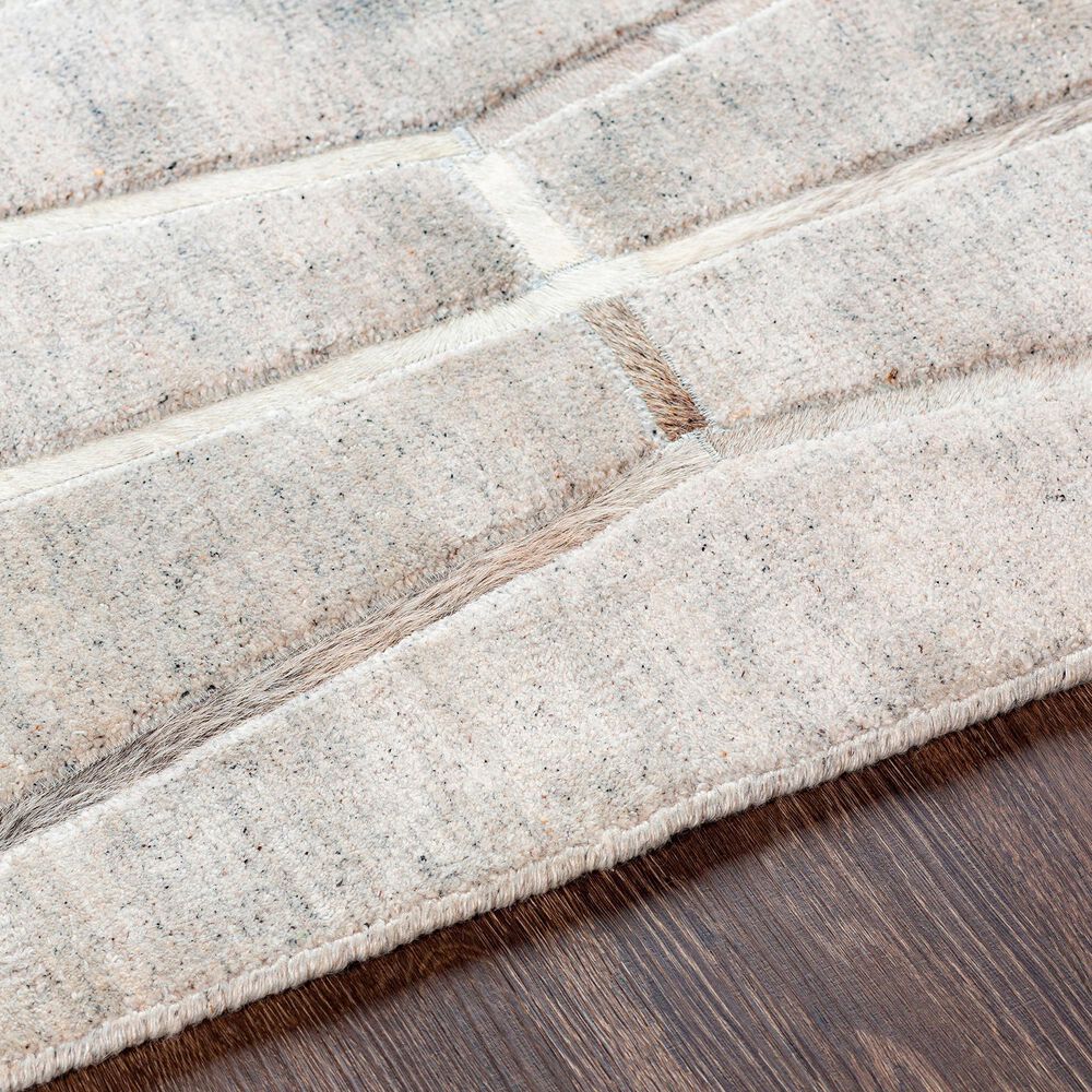 Surya Eloquent 10&#39; x 14&#39; Light Gray, Medium Gray and Beige Area Rug, , large