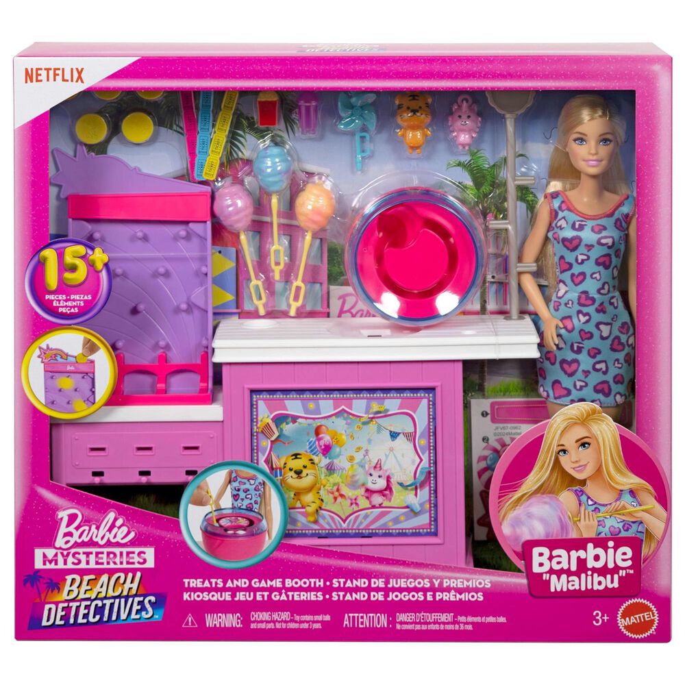 Barbie Mysteries Beach Detectives Doll and Game Playset in Multicolor, , large