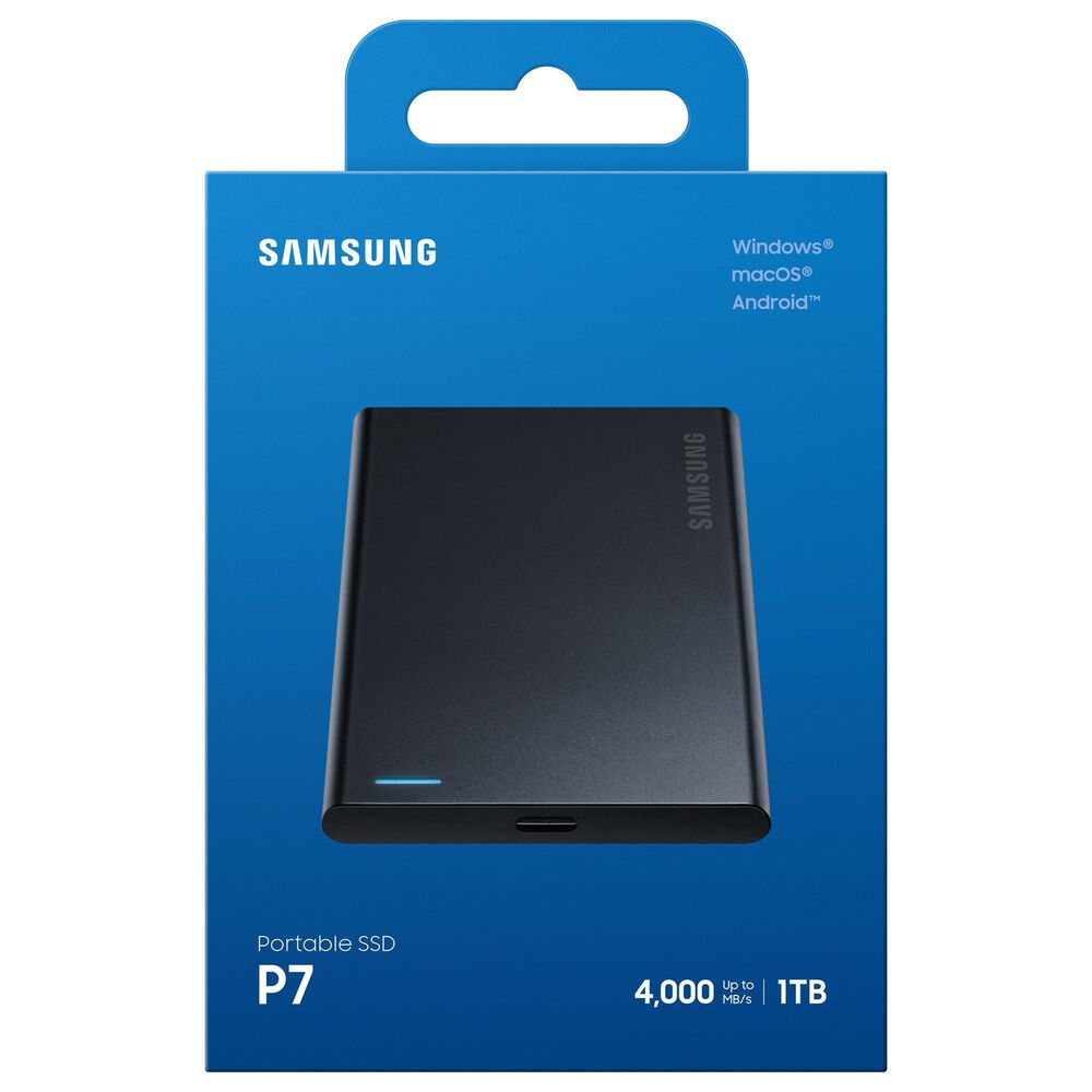 Samsung 1TB P7 Portable SSD in Black, , large