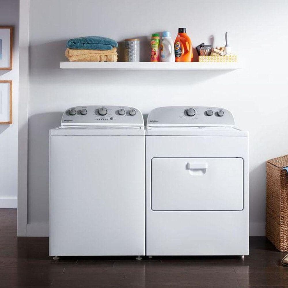 Whirlpool 7 Cu. Ft. Electric Dryer in White, , large