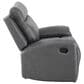 Steve Silver Gaston Manual Glider Recliner in Gray, , large