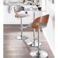 Lumisource 41" Adjustable Bar Table in Silver and Chrome, , large