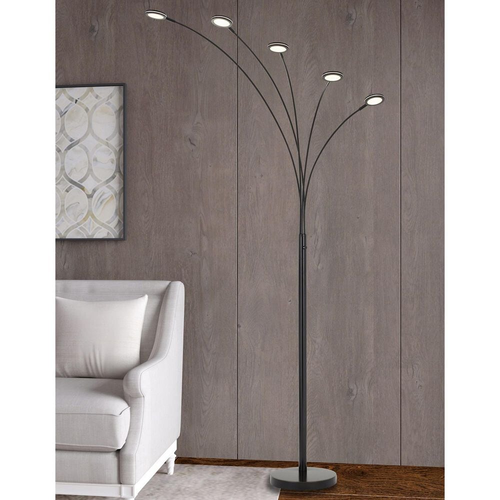 Cal Lighting Cremona Floor Lamp in Dark Bronze, , large