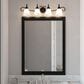 Vaxcel Bella 4-Light Bathroom Vanity Fixture in Matte Black, , large