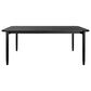 Marquette Interiors Casal Dining Table in Black Finish, , large