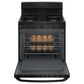 Hotpoint 30" Free-Standing Gas Range in Black, , large